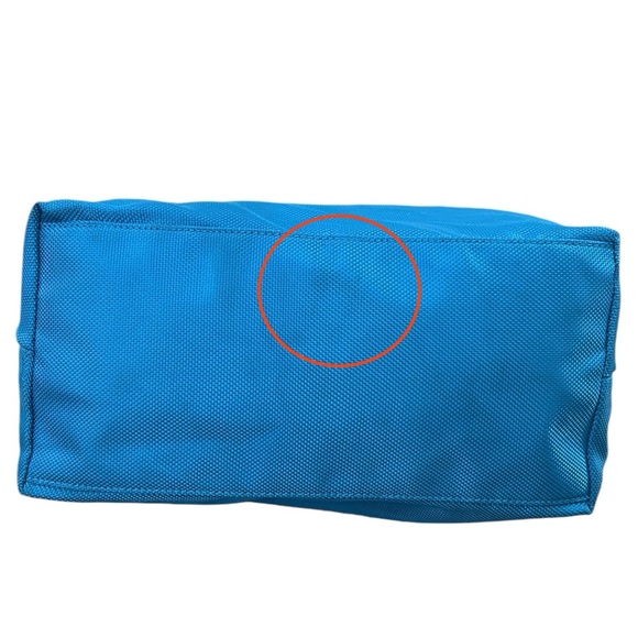 JPK PARIS 75 Large Teal Nylon Canvas Hobo Bag - Picture 6 of 15